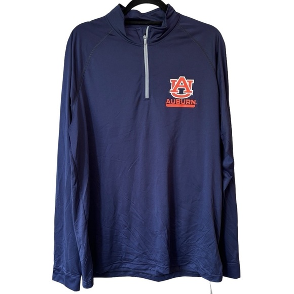 Under Armour Other - NEW Under Armour Performance Auburn 1/4 Zip Long Sleeve Dry Fit Navy Blue  XL